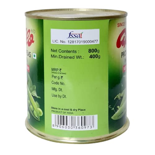 Processed Green Peas – 800 gm